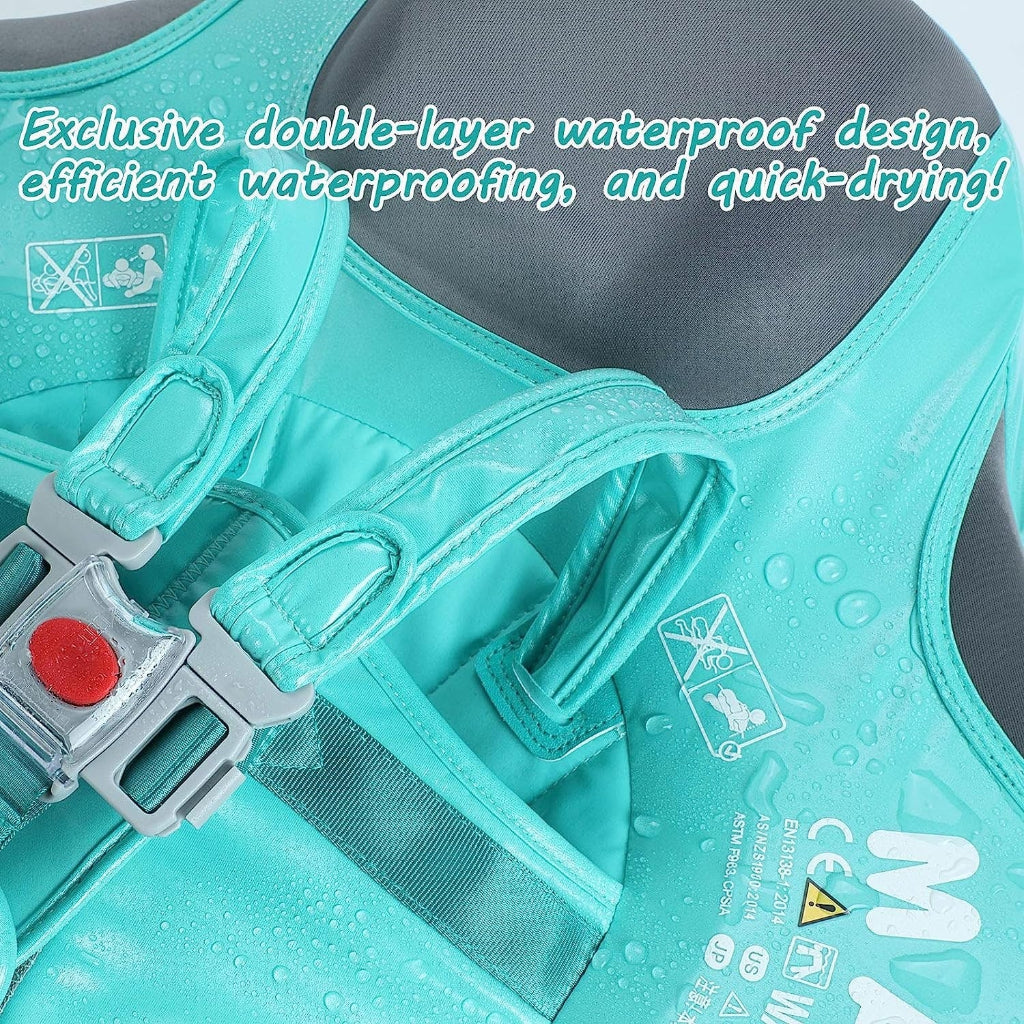 Infant Swim Float Trainer Adjustable Safety Features