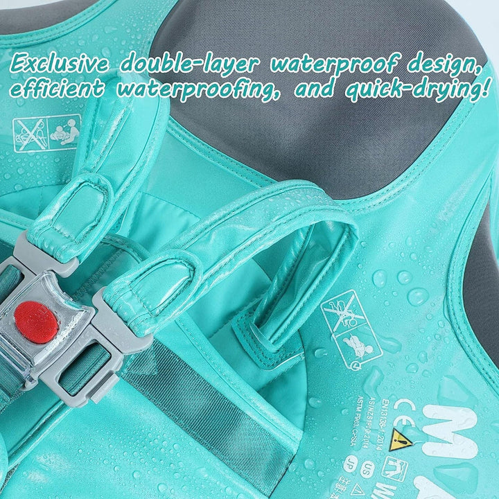 Infant Swim Float Trainer Adjustable Safety Features