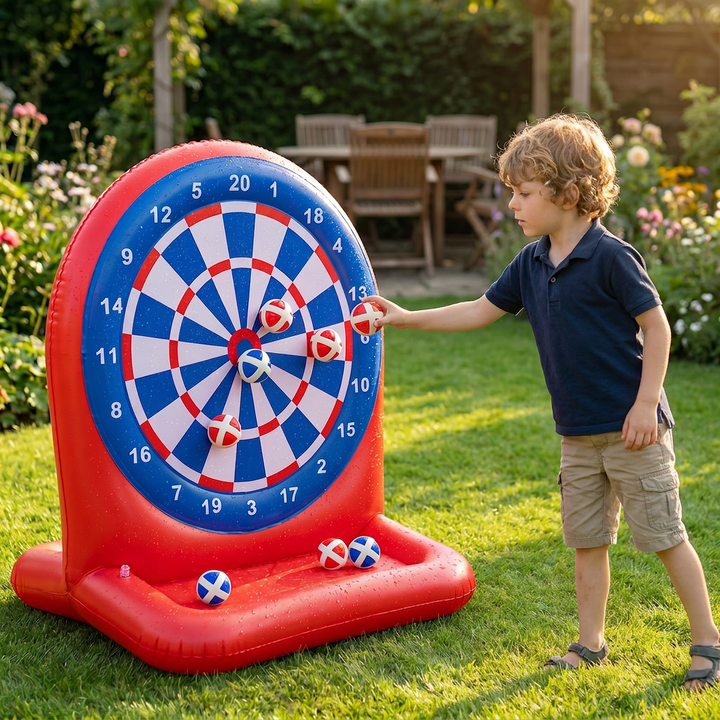 Inflatable Water Target Game Outdoor Fun Sticky Darts