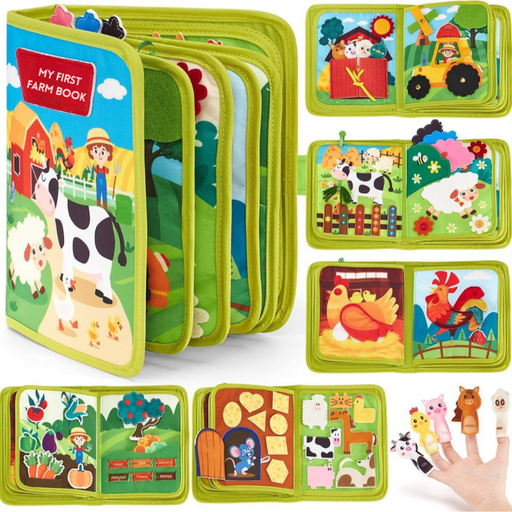 Interactive Childrens Book Farm Montessori