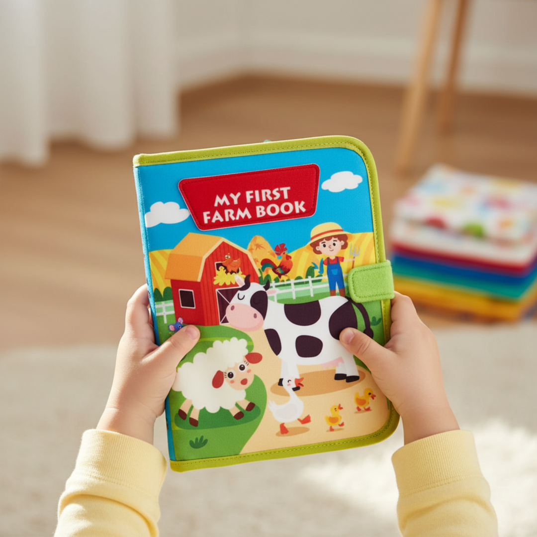 Interactive Childrens Book Farm Montessori