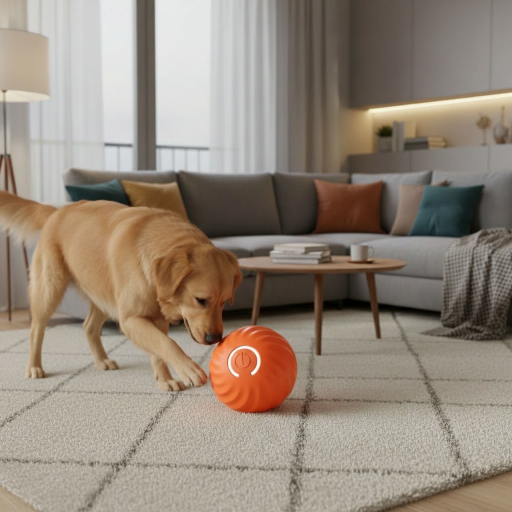 Interactive Dog Toy Durable Ball Engaging Playtime Fun