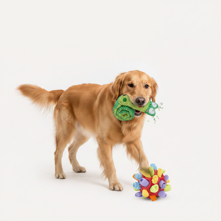 Interactive Dog Toys Durable Enrichment Bundle Fun Shapes