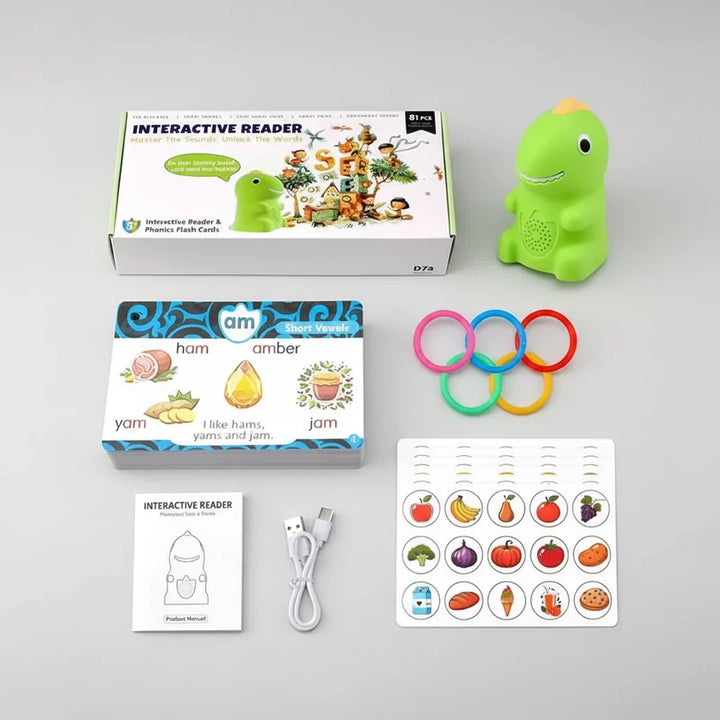 Interactive Reading Pen Flash Cards Voice Features