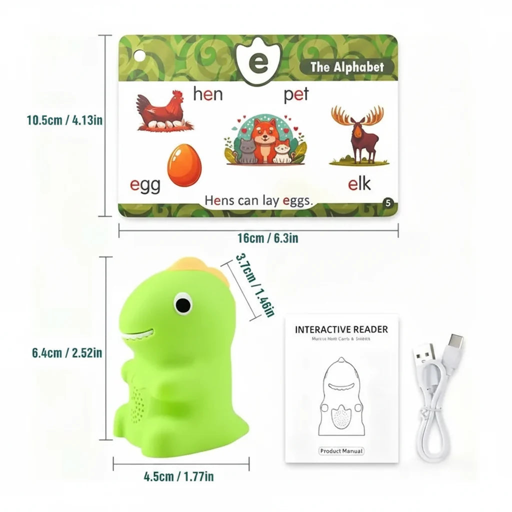 Interactive Reading Pen Flash Cards Voice Features
