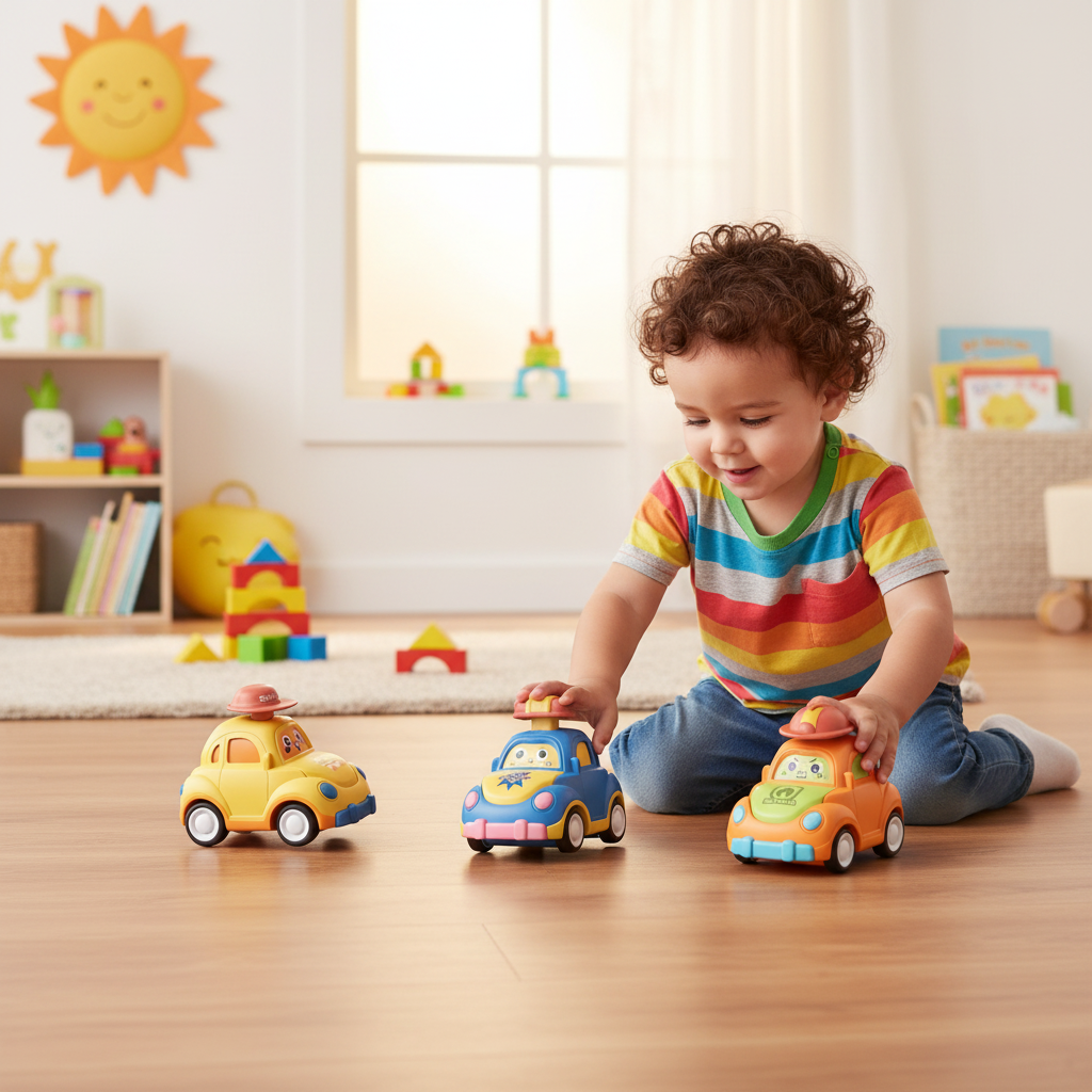 Interactive Toy Cars Fun colourful Playset Vehicles