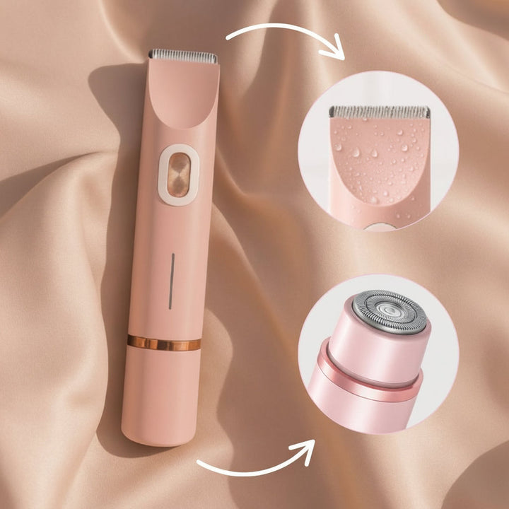 Electric Womens Shaver Waterproof Sensitive Skin Razor Bikini Line