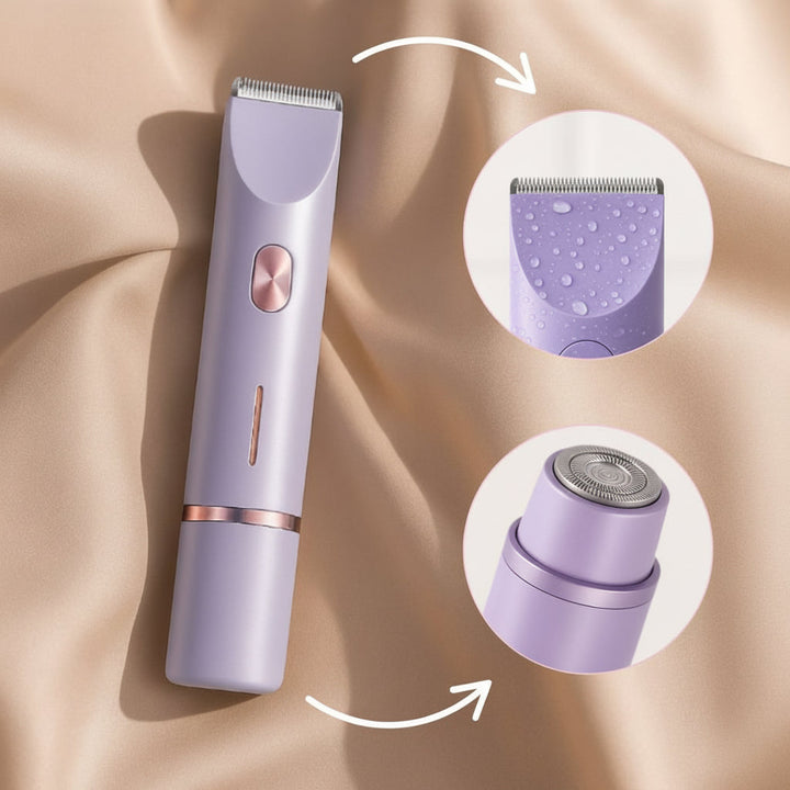 Electric Womens Shaver Waterproof Sensitive Skin Razor Bikini Line