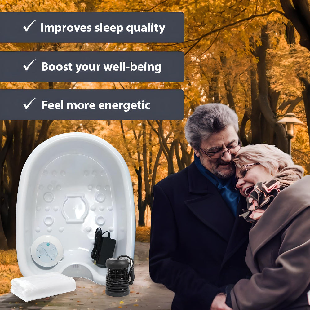 Foot Bath Ionic System Home Spa Basin Portable Unit