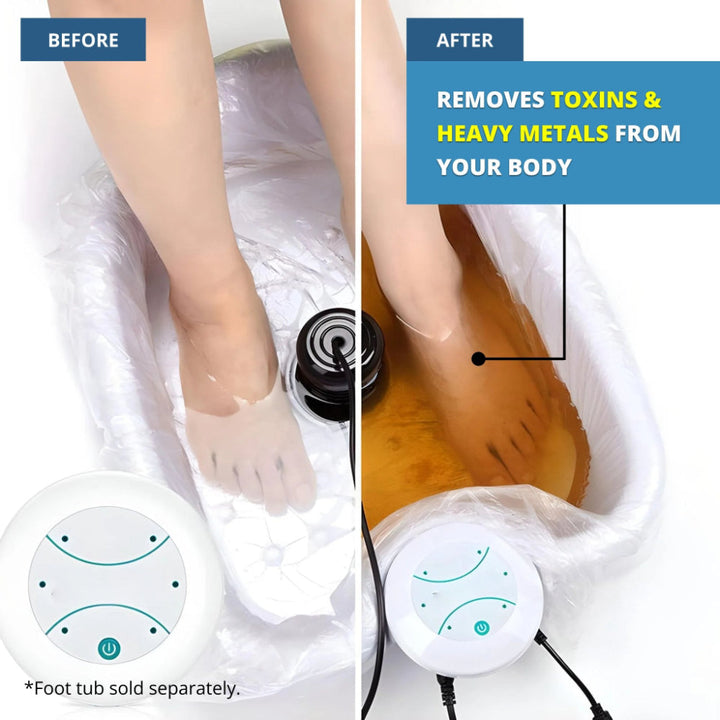 Foot Bath Ionic System Home Spa Basin Portable Unit