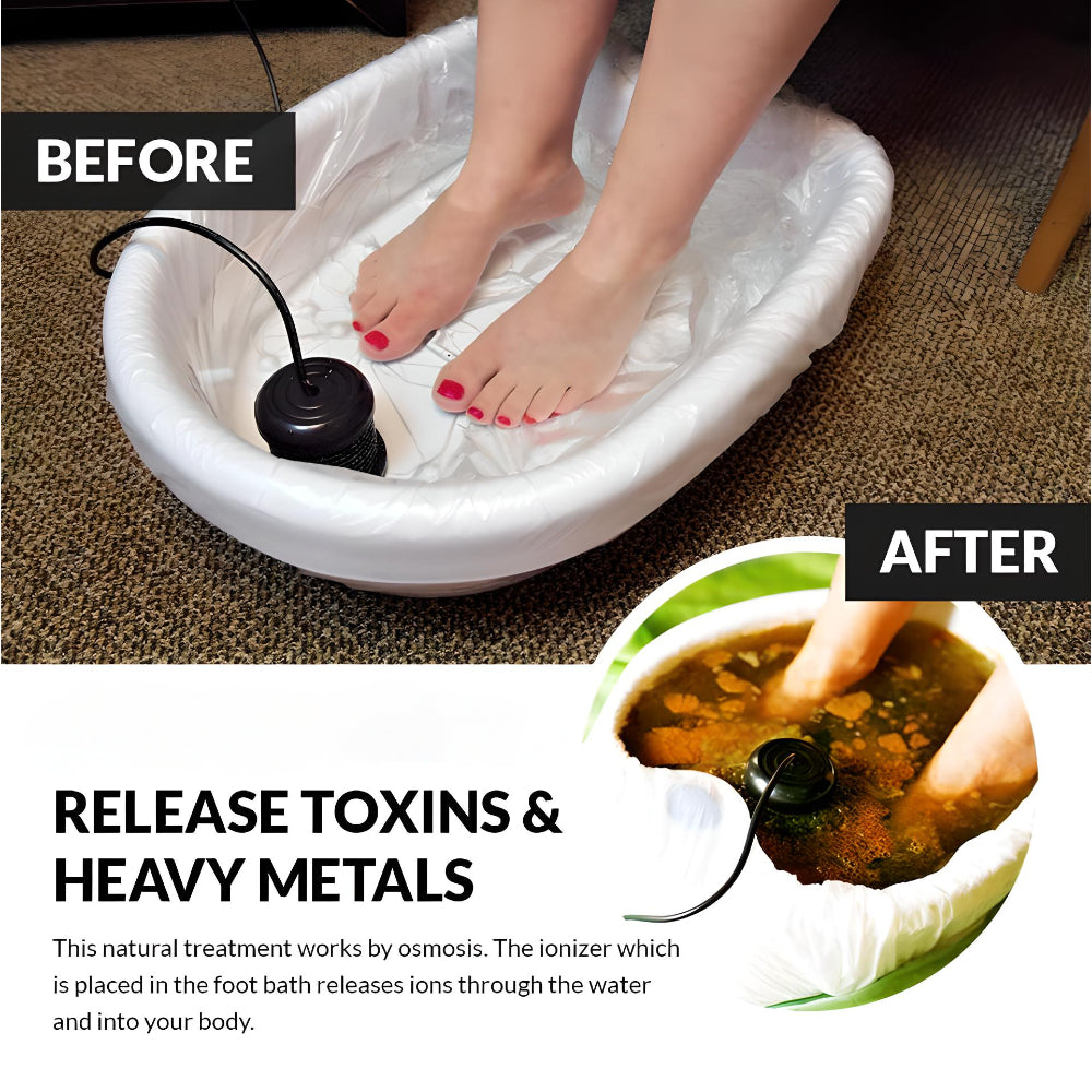 Foot Bath Ionic System Home Spa Basin Portable Unit