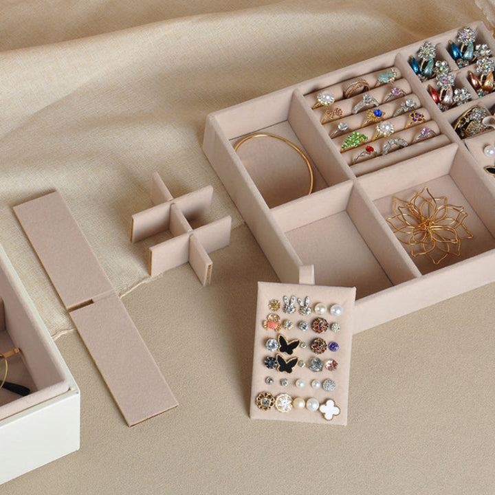 Jewellery Box Organizer Mothers Day 2 Layer Storage Case Tray