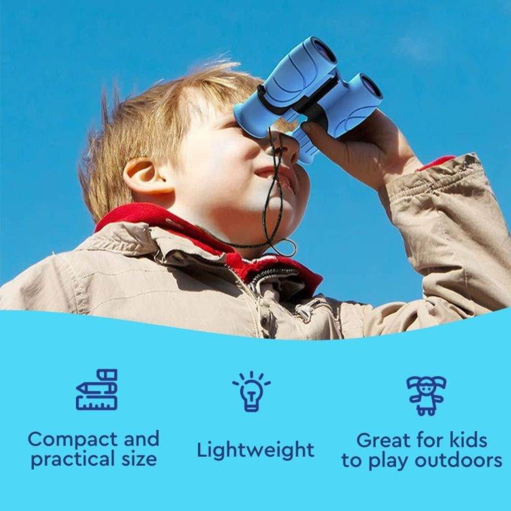 Kids Binoculars Field Glasses Compact Easy Grip Rubberized