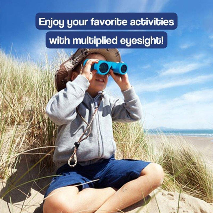 Kids Binoculars Field Glasses Compact Easy Grip Rubberized