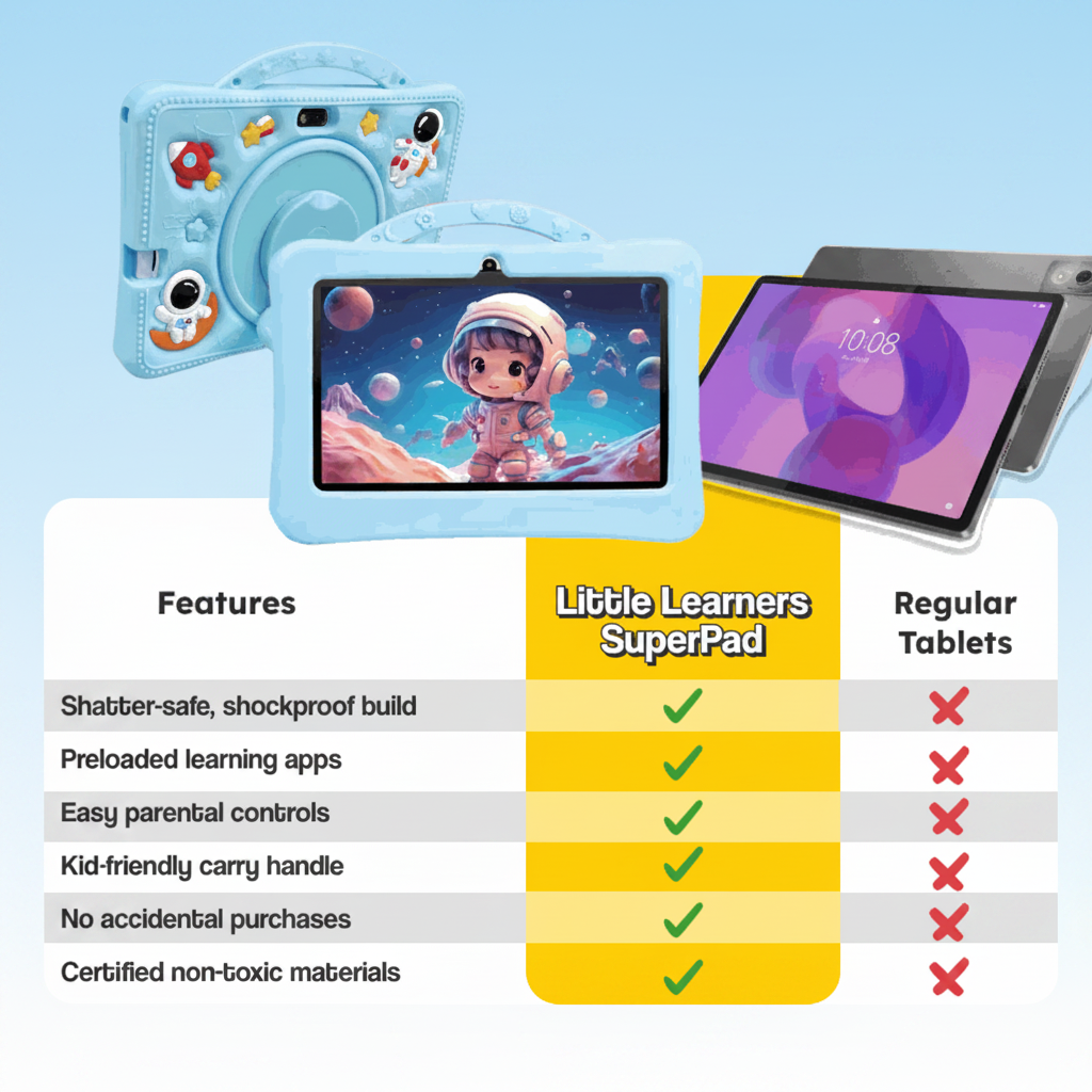 Kids Tablet Learning Device Educational Fun Children
