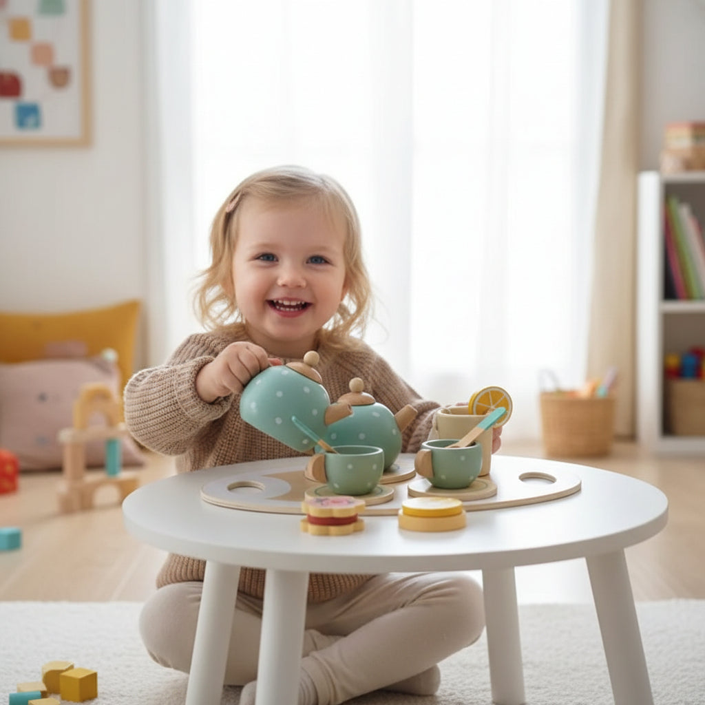 Kids Tea Set Fine Motor Skills Toy Playtime Activity