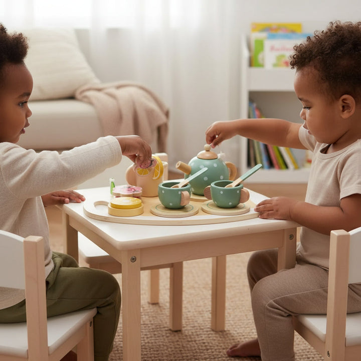 Kids Tea Set Fine Motor Skills Toy Playtime Activity