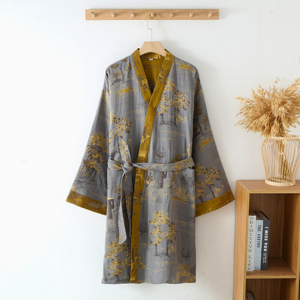 Kimono Robe Bathrobe Relaxed Fit Design