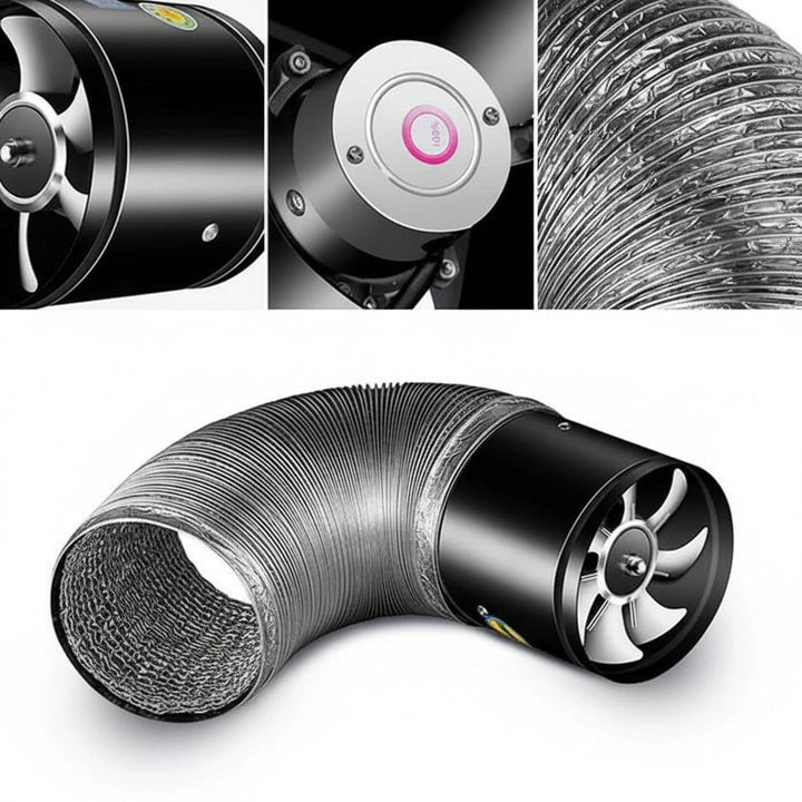 Kitchen Exhaust Fan Ventilation Compact Design