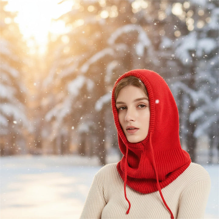 Knit Beanie Cashmere Winter Ribbed Pom-Pom Cold Weather Beanie