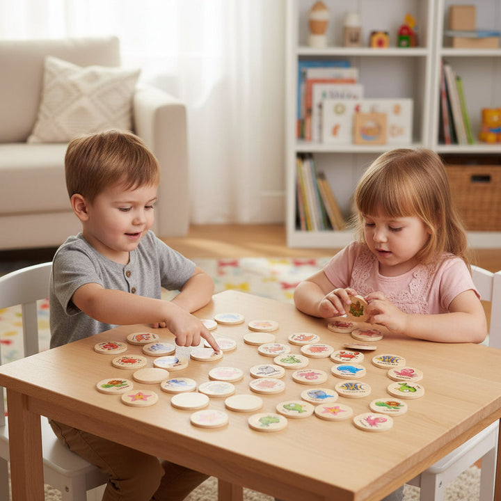 Learning Game Kids Memory Matching Calming Activity