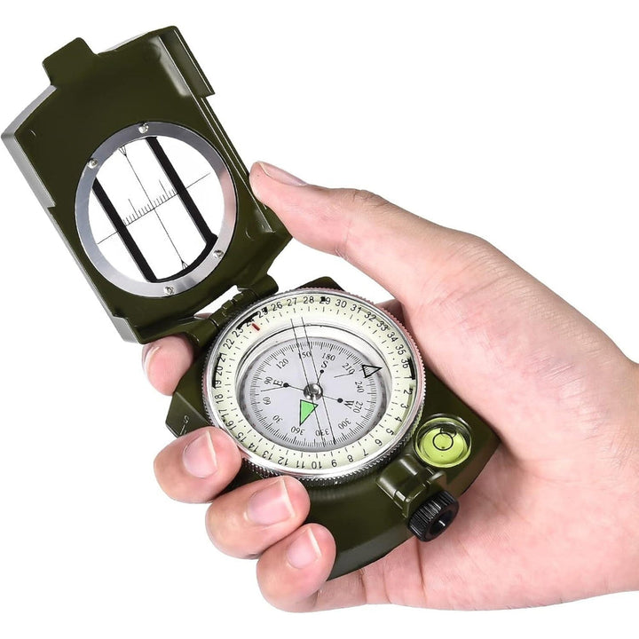 Lensatic Compass Outdoor Navigation Portable Hiking Tool