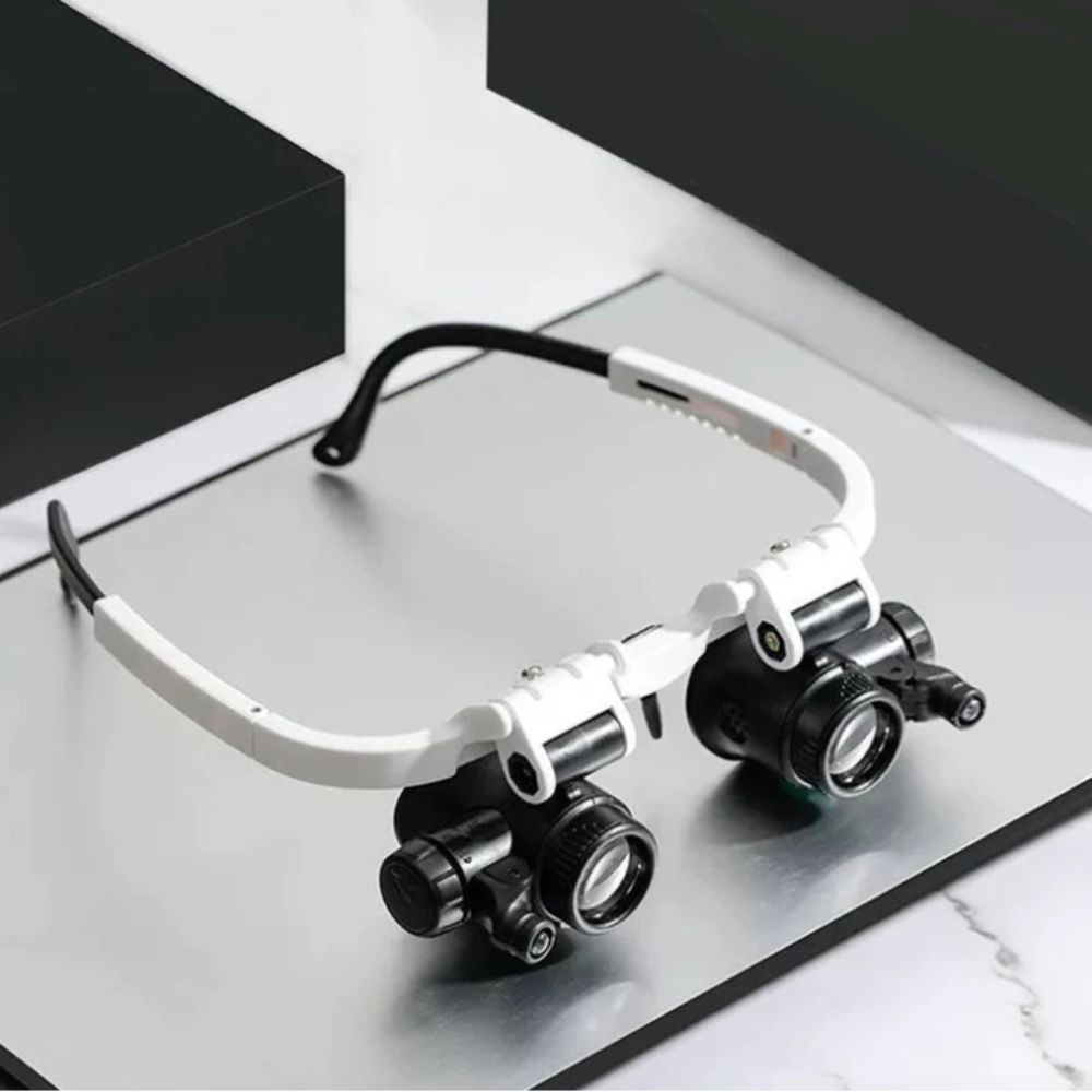 Magnifying Glasses Light LED Adjustable Lens Design