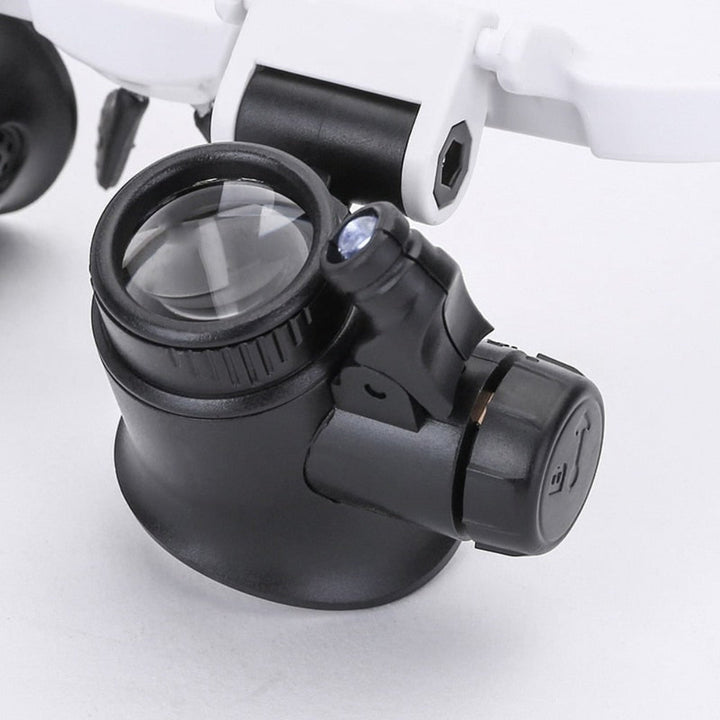 Magnifying Glasses Light LED Adjustable Lens Design