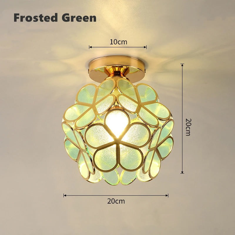 Nordic Petal Aisle Ceiling Lamp | Elegant Corridor &amp; Bedroom Light