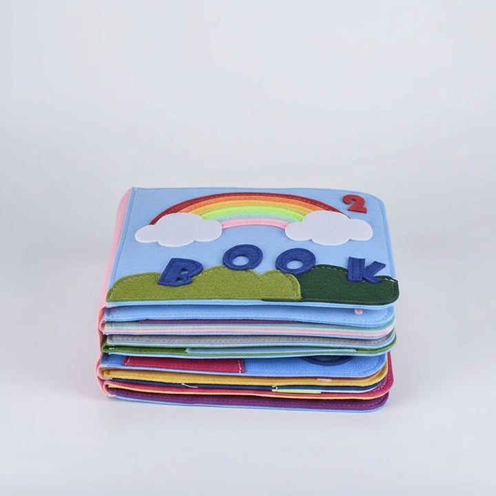 Busy Book Montessori Felt Activity Book Toddler Learning