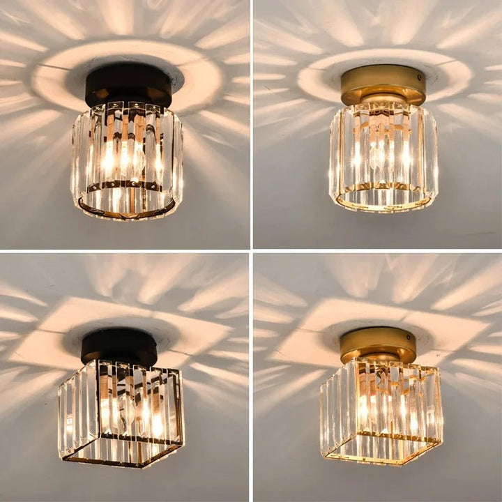 Crystal Ceiling Light | Elegant Corridor &amp; Aisle Lamp