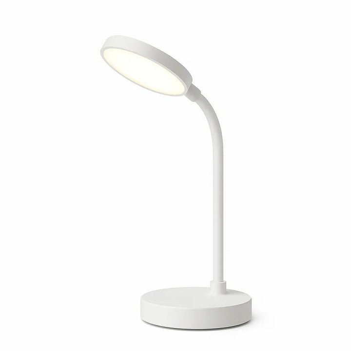 LED Desk Lamp with USB Charging | Adjustable Swan-Neck Reading Light