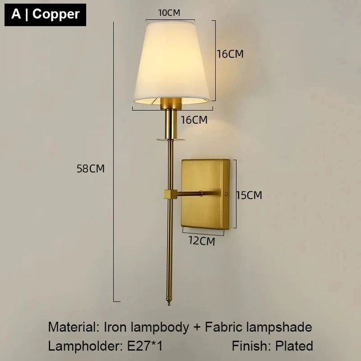 Nordic Elegance LED Wall Sconce | Modern Bedroom &amp; Living Room Lighting
