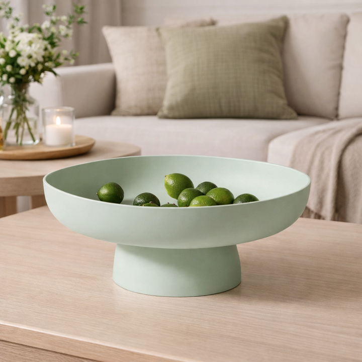 Retro Fruit Bowl Ceramic Kitchen Counter Decorative Serving Bowl
