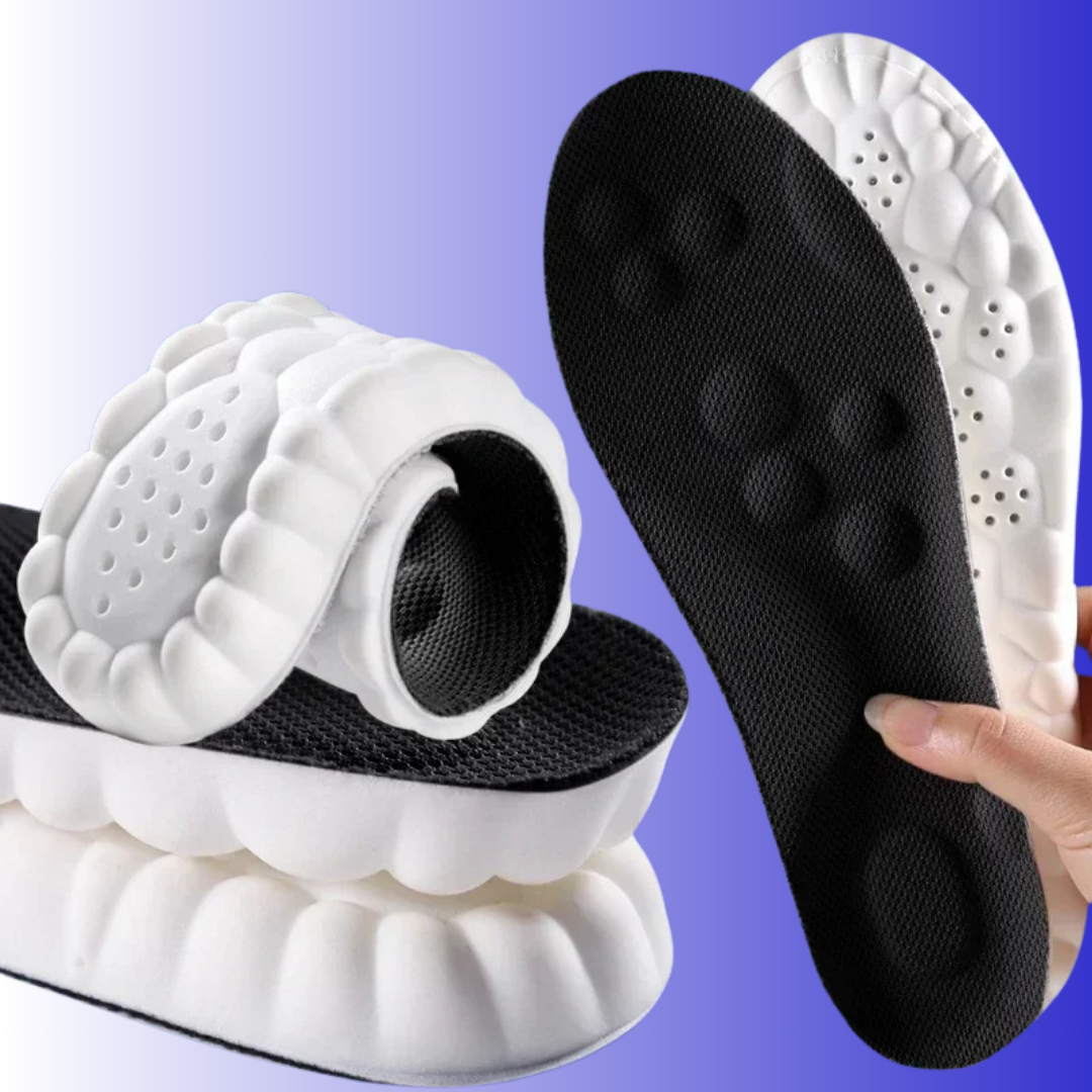 Massage Insoles Shock Absorbing Arch Support Mesh