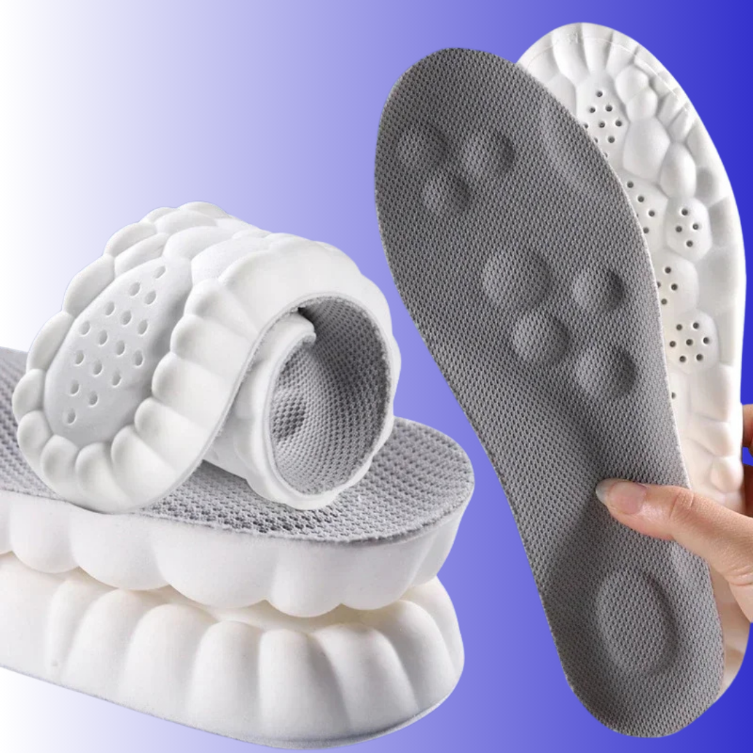 Massage Insoles Shock Absorbing Arch Support Mesh