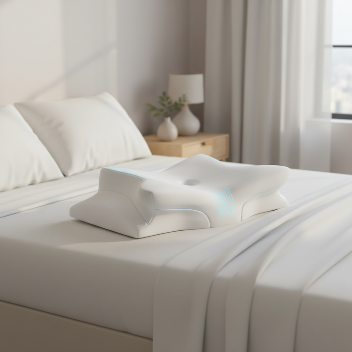 Memory Foam Ergonomic Sleep Support Pillow Anti Snore