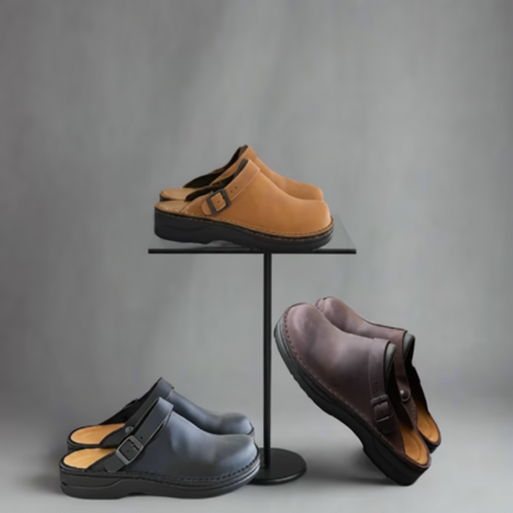 Mens Clogs Slip On Breathable Material Orthopaedic