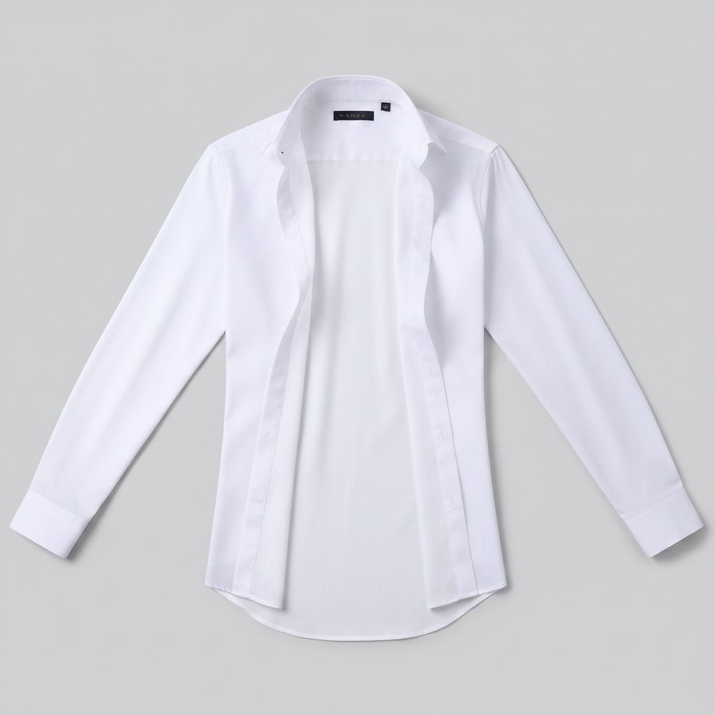 Mens Dress Shirt Stretch Fit Long Sleeve Button Up Design