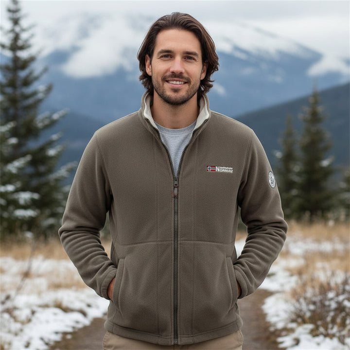 Mens Jacket Comfortable Zip Up Casual Outerwear