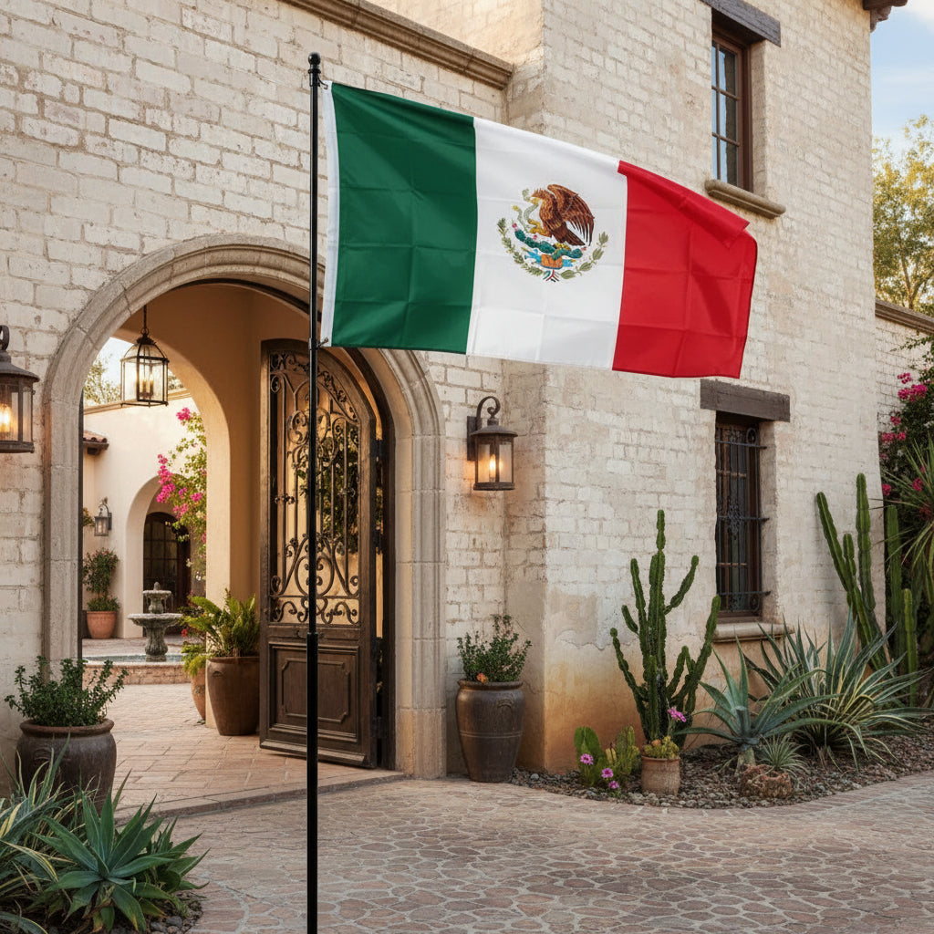 Mens Mexico National Flag Outdoor Display