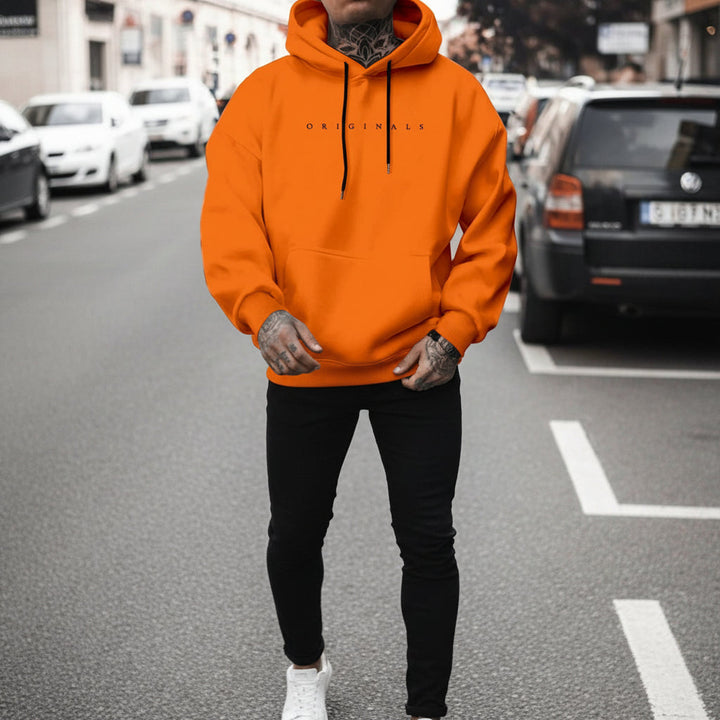 Mens Oversized Hoodie Long Sleeves Sweatshirt | Casual