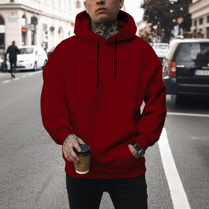 Mens Oversized Hoodie Long Sleeves Sweatshirt | Casual