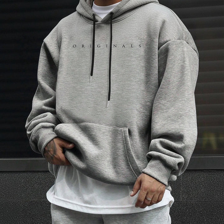 Mens Oversized Hoodie Long Sleeves Sweatshirt | Casual