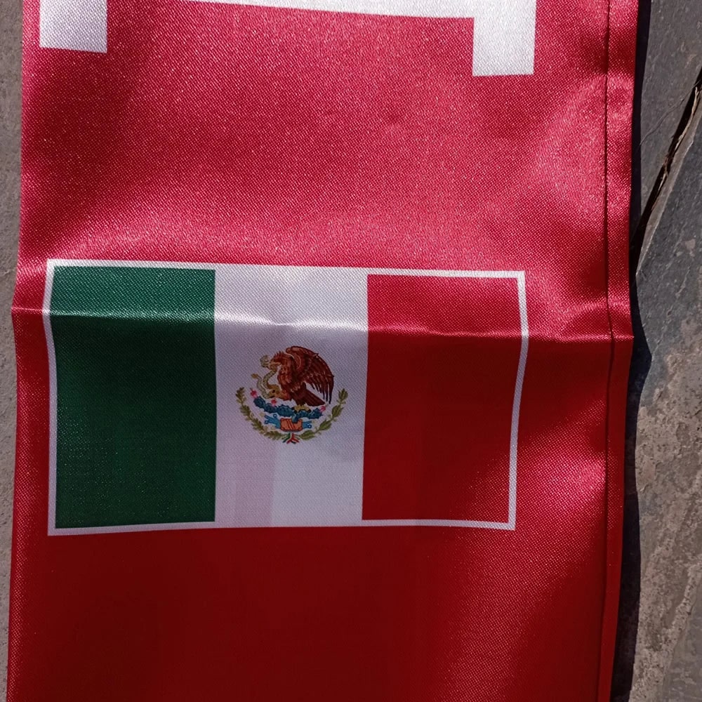 Mexico Scarf Flag World Cup Soccer Fan Gear Lightweight