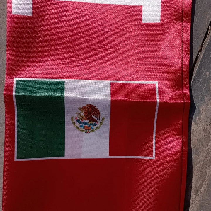 Mexico Scarf Flag World Cup Soccer Fan Gear Lightweight
