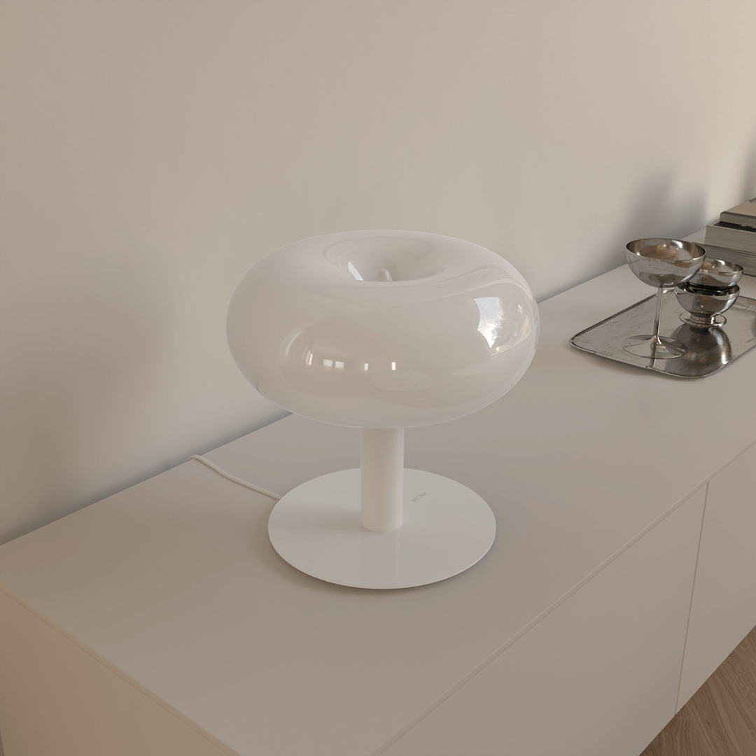 Modern Table Lamp Crystal LED Touch Dimmable Base Glass