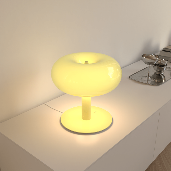 Modern Table Lamp Crystal LED Touch Dimmable Base Glass
