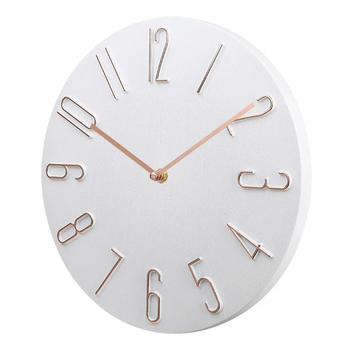 Wall Clock Silent Round Home Office Decor