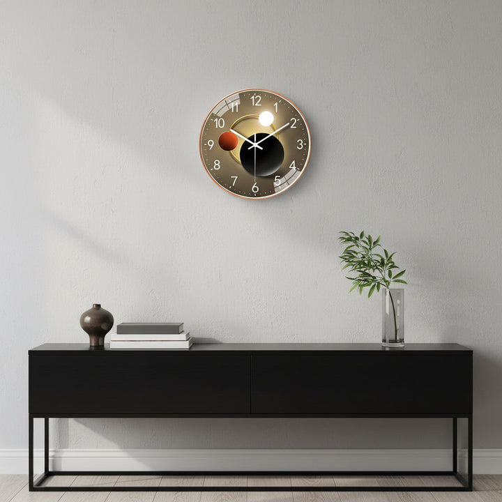 Modern Wall Clock Decorative Design Home Accent Piece